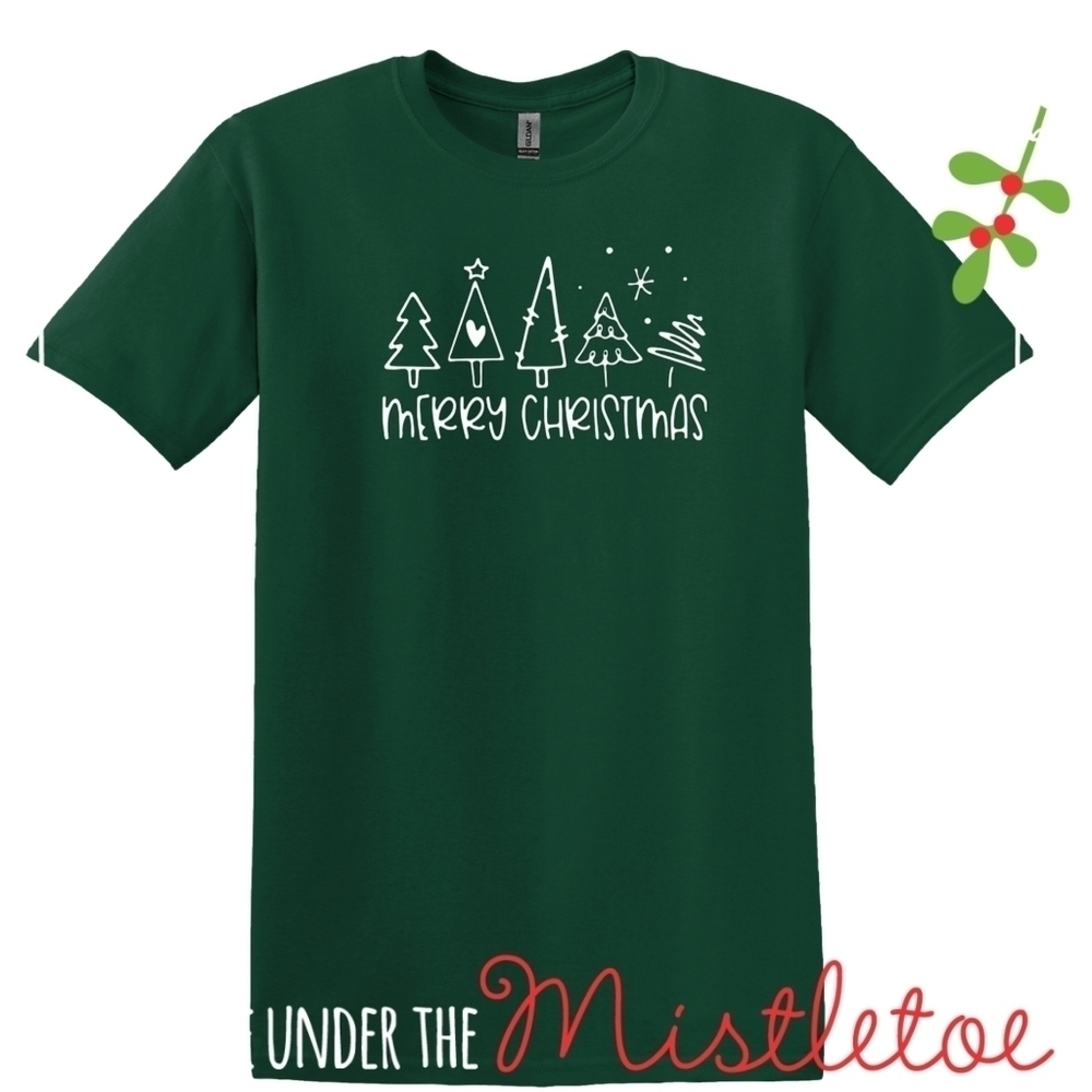 Merry Christmas Christmas trees  T-Shirt 🌲